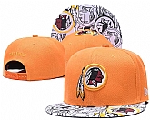 Redskins Team Logo Yellow Adjustable Hat GS,baseball caps,new era cap wholesale,wholesale hats